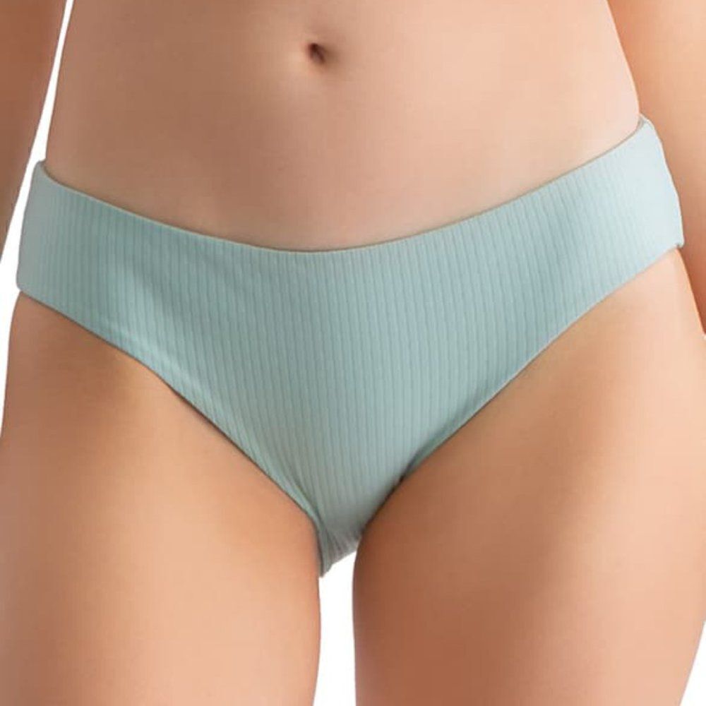 Tavik Ribbed Blue Full Coverage Bikini - Picture 10 of 15